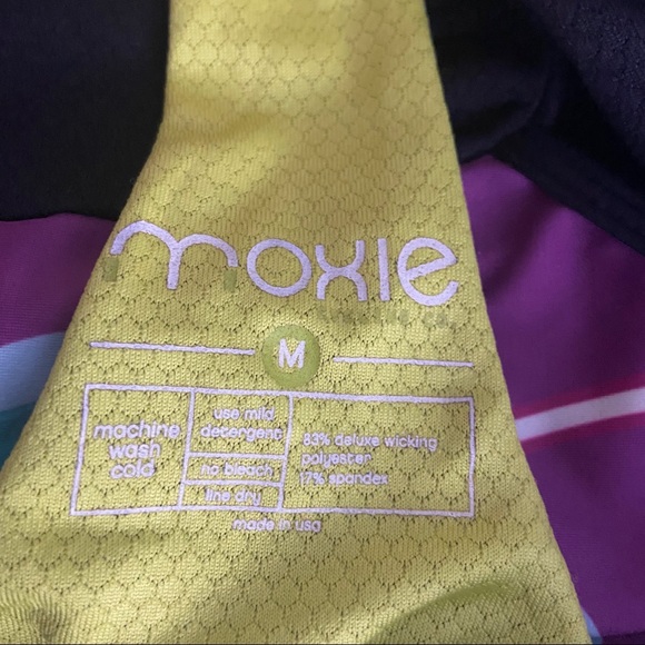 Moxie cycling Jersey halter-style t-back tank sz M - Picture 6 of 6